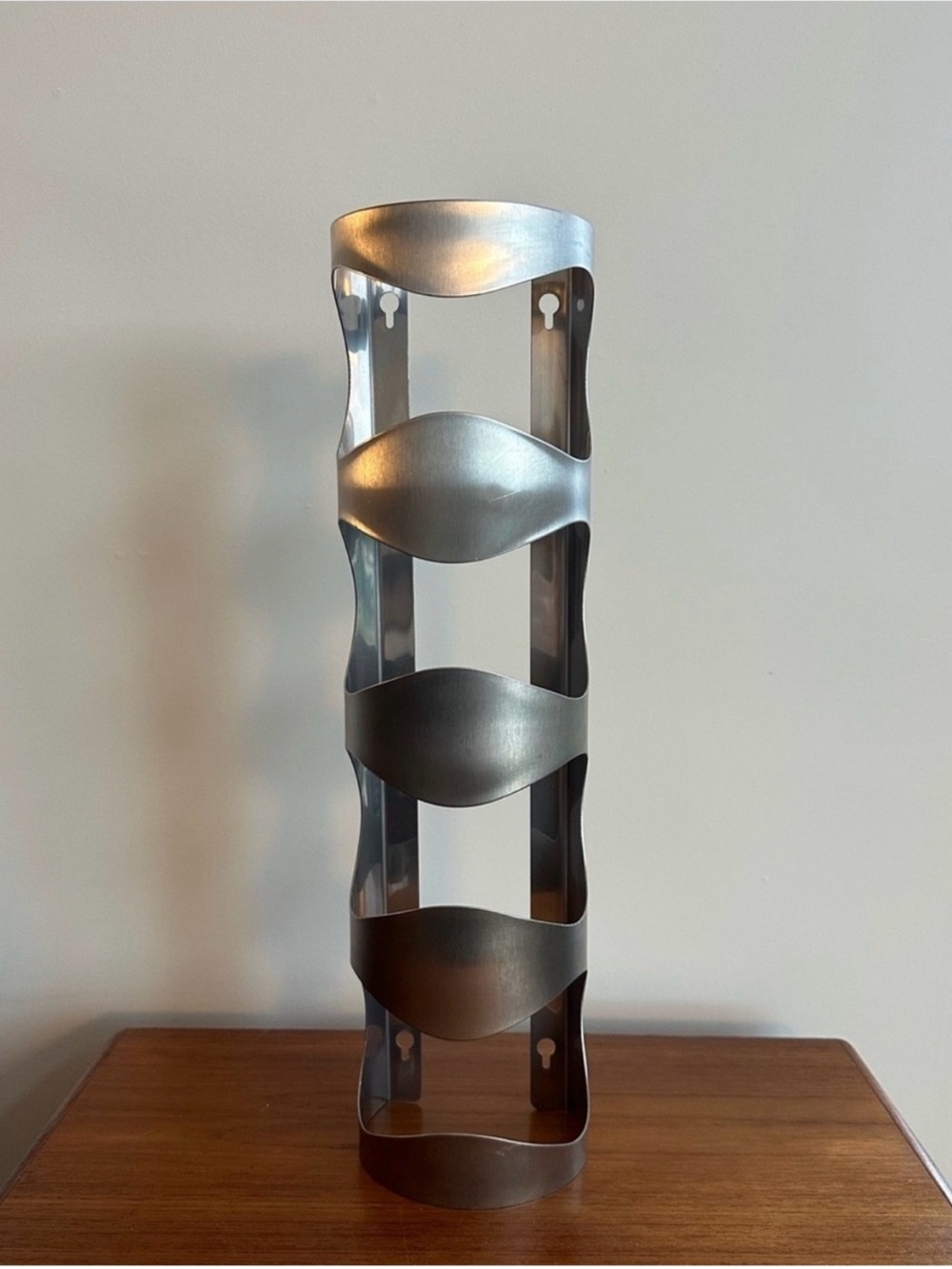 IKEA VURM VINTAGE Y2K WINE RACK | DISCONTINUED | STAINLESS STEEL